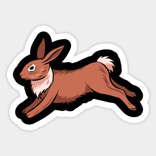 Hare Rabbit Sticker by fromherotozero